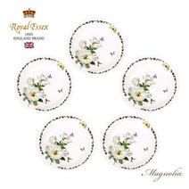 본차이나 목련 그릇 모음 / 그릇 접시 면기 찬기, 5쿠푸 5p, 1개