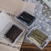 당일배송 무배 100개입 블랙 골드 브라운 미용 면접 승무원 실핀 기본 대용량 머리핀 세트 제니 실삔
