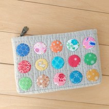 동그라미 퀼트 파우치 만들기 DIY 패키지