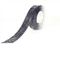 욕실접착식띠몰딩 방수 천장 거울 액자 테두리 리폼 스티커, 50mm, 블랙 3m