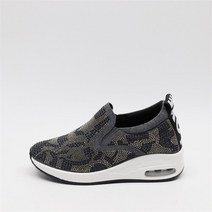 [코지23] 여자 데일리 스타일리시한 큐빅 에어 슬립온 운동화