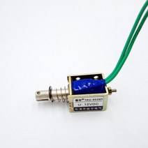 전자석 초강력 소형 마그네틱 원형Dc 솔레노이드 전자석 12V 6V 24V TAU-0520T 풀 푸시 dc 전자석, 01 6V