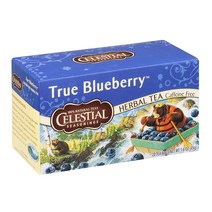 Celestial Seasonings 무카페인 허벌티 트루 블루베리, 2g, 20개입