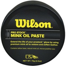 WILSON [6778] 윌슨 글러브 밍크 오일 (투명)