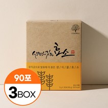 90포 생명이 깃든 효소 지방 분해 효소 탄수화물 단백질 소화 효소 유산균 발효 효소제, 3박스(90포)