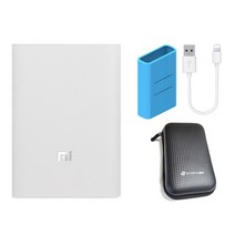 샤오미 6세대 10000mAh 포켓 PD 고속충전 대용량 미니 보조배터리, 샤오미 6세대1만 포켓(화이트), +랜덤케이스+파우치+8핀케이블