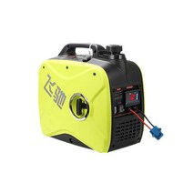 무소음 발전기 휴대용 저소음 캠핑용 소형 캠핑, 24v 2500W (LCD 유형) + 도난 방지 프레임