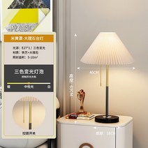 미국식 램프 거실 침실 찻집 침대 헤드 미니 가볍고 스탠드조명, T10-탁상등(미백 색등갓)7 와트 음조3