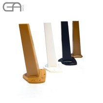 가온 가구다리 총 가구부속 인테리어 DIY 철제다리 플라스틱다리, 10_3. 흑색 긴삼각다리