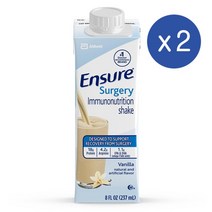 엔슈어 써저리 이뮤노뉴트리션 쉐이크 18 그램 프로틴 바닐라 (237ml x 15개입) 2세트 Ensure Surgery Immunonutrition Shake 18 Grams P
