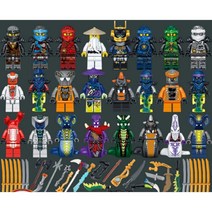 미니 닌자고 캐릭터 피규어 장난감 중국호환블럭, 13번 A형 24 닌자 바실리스크