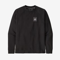 파타고니아 Alpine Icon Regenerative Organic Cotton Crew Sweatshirt 39613-BLK 맨투맨