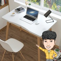 심플 책상 700 800 1000 컴퓨터책상 공부 조립형책상 사무실테이블, 블랙