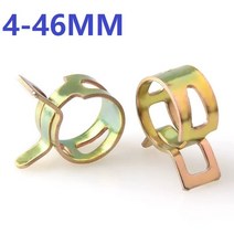 조인트 클램프 10 pcs4mm-37mm 연료 스프링 클립 진공 실리콘 호스 클램프 자동차 오일 워터 파이프, 27 22mm 10pcs