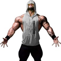 남자머슬핏 헬창 후드티 머슬 운동복 짐웨어 피트니스 헬스후드 muscle Guys 남성 헬스장 탱크탑 남성 민소매 셔츠 hooded singlets fitness hoodie