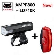 캣아이 최신 AMP800 라이트+RAPID X KINETIC 브레이크 MODE 안전등, 블랙