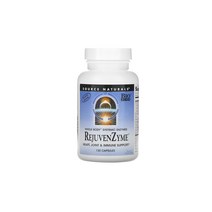 Source Naturals 소스 네츄럴 RejuvenZyme 120 캡슐 리주벤자임 판크레아틴 트립신 아밀라아제 프로테아제 리파제 루틴