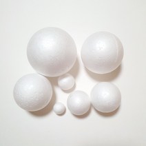 스티로폼 우드락 볼 원형 스치로폴 공 250mm 낱개 1개