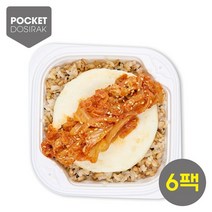 귀리잡곡양배추밥계란&김치볶음6팩, 없음