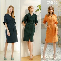 크레송 CRESSON 21SS 시어서커 원피스