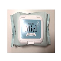 미엘 퓨어 민트 물티슈 캡형, 100팩, 100매