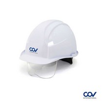 [안전모부유대] 세이프티유 COV A형 일반 보안경 건설 현장 공장 산업용 안전모, 인쇄3도, 옐로우