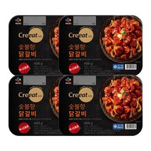 [CJ] 크레잇 숯불향닭갈비400g X 4개, 단품