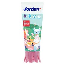 조르단 치약 2단계 어린이 불소치약 불소 1000ppm 초등학생 충치예방 치약, 4개