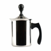 카페드아모르 이중망 우유거품기 400ml, 1ea