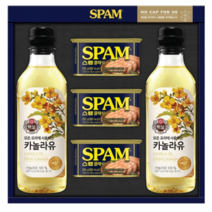 스팸 카놀라유 선물세트 저렴한 추석선물 3만원 이하, 6개