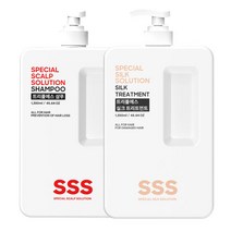 트리플에스 약산성 탈모샴푸 1350ml+실크 트리트먼트 1350ml, 약산성 탈모샴푸 1350ml+실크 트