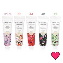 휴대용 핸드크림 5종 아카시아 코튼 라임 피치 로즈 30ml 택, 2.피치