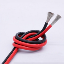 실리콘 전선 실리콘 케이블 1m단위 2 - 22 AWG 12종류, 2AWG, 레드, 1개