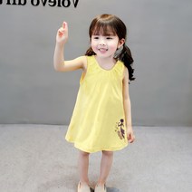 알럽베이비 국산 면 유아 나시 원피스 입으면 더 귀여운 망고원피스