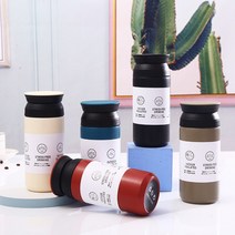 판촉물 기념품 대량 주문 각인 라벨 제작 스텐 텀블러, 트라벨500ml, 아이보리