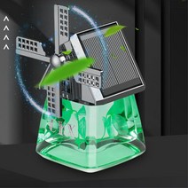 풍차 회전 움직이는 향기 선물용차량용방향제 내부 경차 전기차 탈취 렌트, 퍼플, 핑크샌드