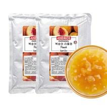 앤드로스 복숭아 리플잼 1kg 2개, 단품
