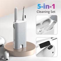 블루투스 이어폰 귀청결 클리너 호환 5 인 1 브러시 키트 에어팟 프로 2 3 무선 헤드폰 깨끗한 카메라 폰 태블릿 노트북 TV 화면 도구, 한개옵션0