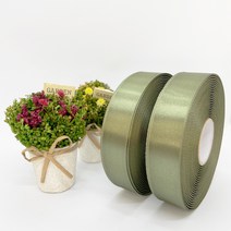 포장 리본 끈 제이제이리본 고밀도주자 2롤 45M (20mm 25mm), 20mm, 솔잎색
