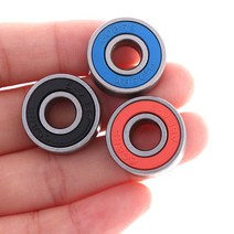 베어링샤프트 베어링 하우징5x ABEC-9 608 2RS 인라인 롤러 스케이트 휠 베어링 녹슬지 않는 보드 밀봉 8x2, 01 red