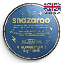 영국 스나자루 페이스 페인팅 물감 (옵션선택필수), 31. 메탈릭-Electric Blue