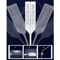 빔프로젝터렌탈 특수조명 업소용수족관 110V-240V LED 수족관 조명 USB 식물 성장 조절 가능한 멀티 모드 앵글 어항 클립 온 램프 8W K5DC