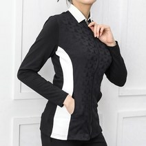 네레토 여성 골프웨어 봄 가을 풀집업 가디건