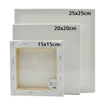 면 천 캔버스 액자 가왁구 정사각형, 1개, 2호(20cm)