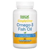 슈퍼뉴트리션 오메가3 피쉬 오일 1000mg 피쉬 소프트젤 90정, 6병