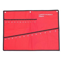 공구 다이 수리 도구 보관 번들 가방 캔버스 스패너 홀더 렌치 정리 파우치, 01 Red_01 68X49CM