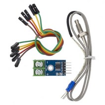 아두이노 키트 코딩 입문 교육 보드 점퍼선 Arduino용 MAX6675 모듈 + K 타입 열전대 센서 온도, 01 MAX6675 Kit