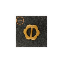 [케이로] 338297 10 개/몫 컬러 꽃 수지 벨트 버클 티셔츠 드레스 스카프 장식 의류 가방, 25mm, Khaki_2