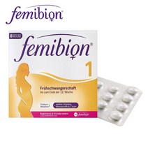 페미비온 임신출산 영양제 Femibion 1단계 임신초기 독일직배송, 56정