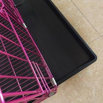 펫러그 강아지 고양이 러그애완 동물 케이지 베이스 트레이 두꺼운 대용량 배변 개 토끼 닭 오리용 액세서, 01 Black